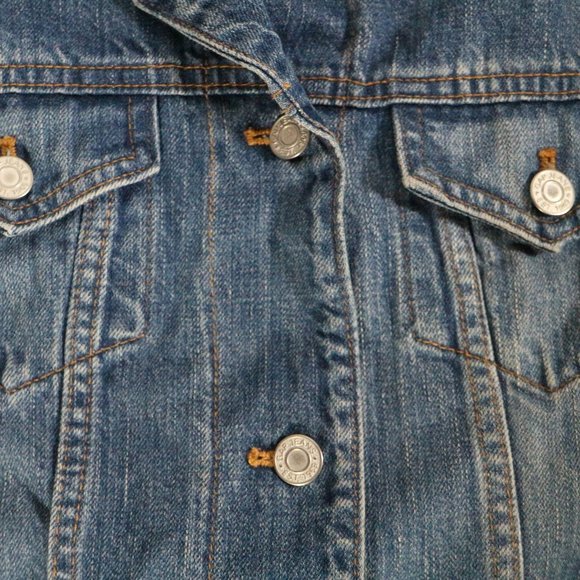 GAP Womens Blue Jean Jacket Sz SMALL US Women - Picture 5 of 14